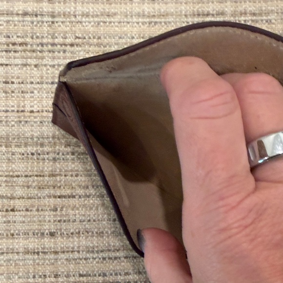 Polène Sierra Full Grain Burgundy Leather Wallet - Picture 5 of 6